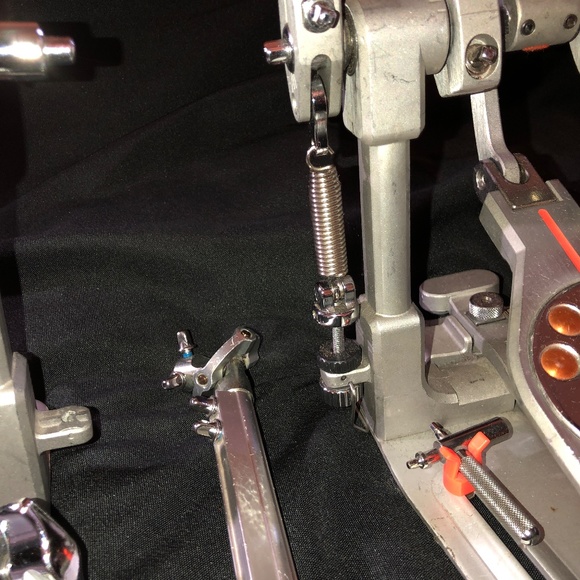 Pearl Demon Drive double Bass Drum Pedal Like New with case etc. - Picture 5 of 11